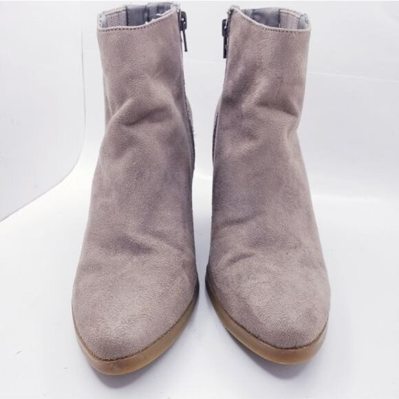 Madden Girl Taupe Shaakerr Faux Suede Leather Ankle Boots Women's Size 6.5 - Picture 6 of 14
